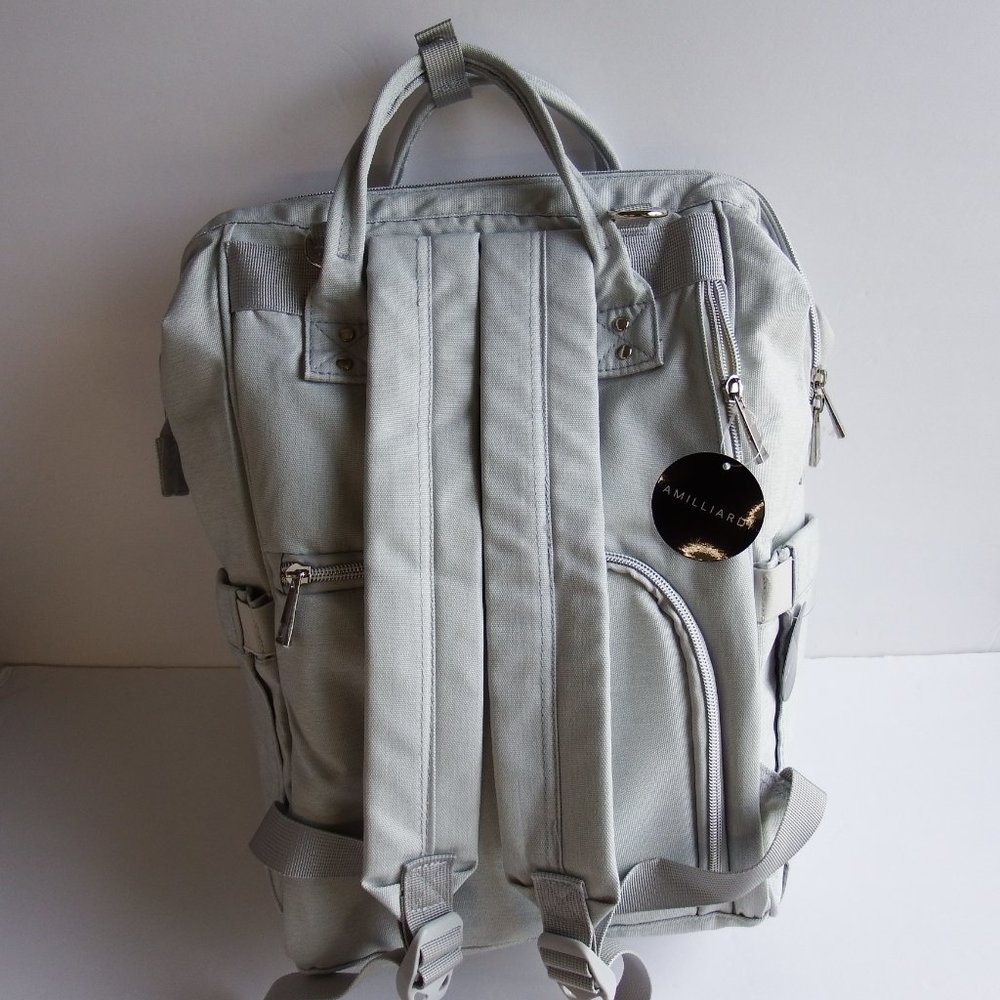 NWT Baby Backpack By Amilliardi Gray Travel/Fitness/Baby